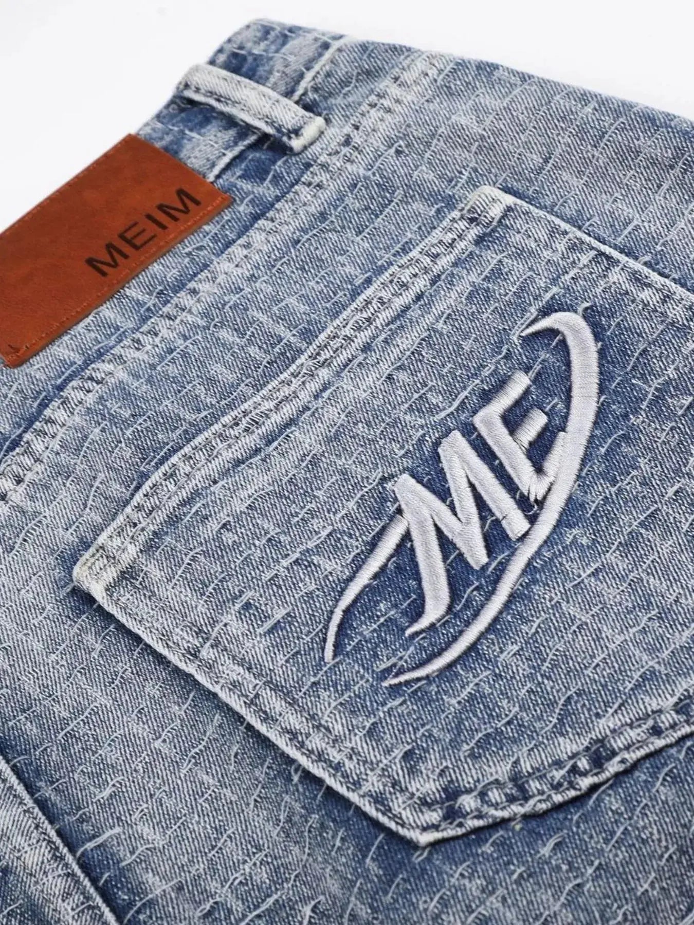 Men's Wide Leg Denim Capris  COOLANDBAG