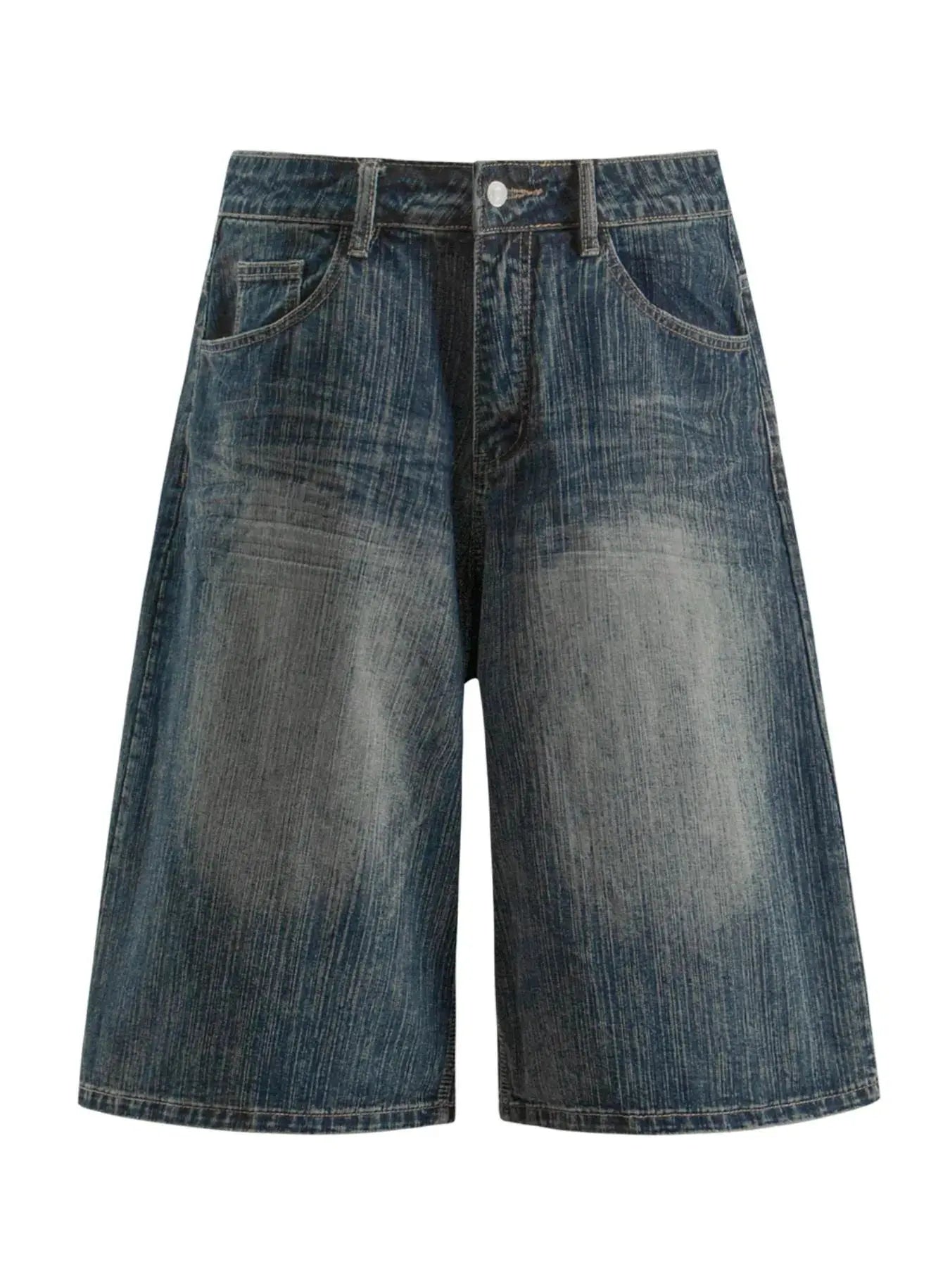 Men's Wide Leg Denim Shorts  COOLANDBAG