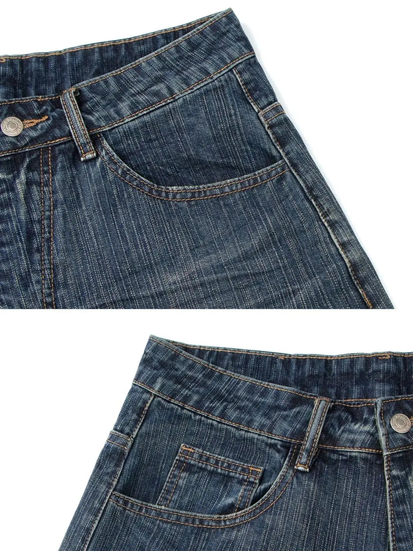 Men's Wide Leg Denim Shorts  COOLANDBAG