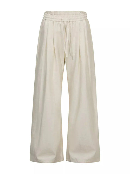 Men's Wide-Leg Drawstring Pants  COOLANDBAG