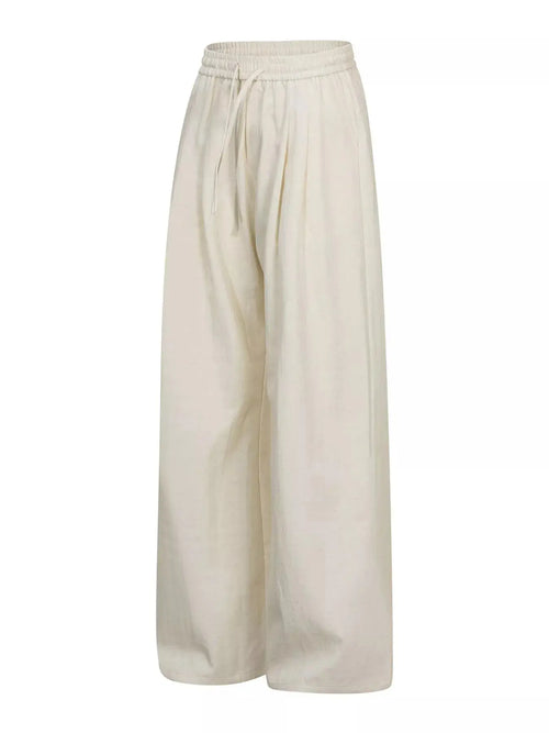 Men's Wide-Leg Drawstring Pants  COOLANDBAG