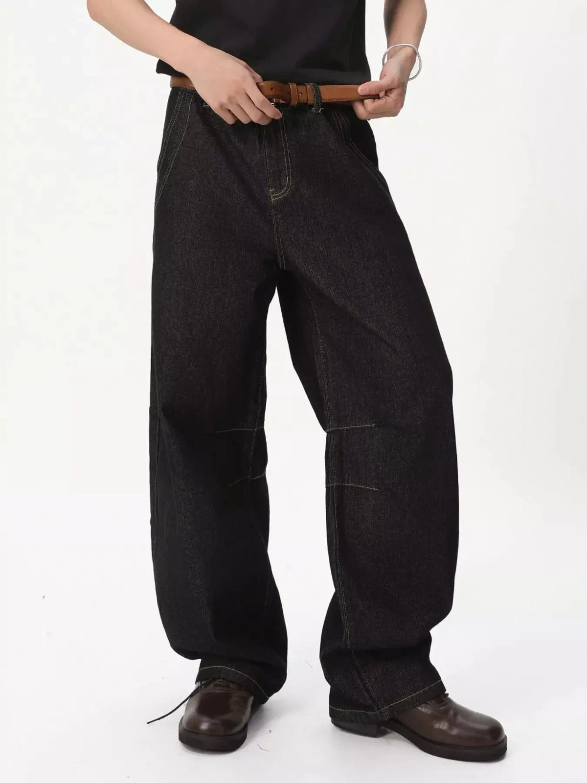 Men's Wide-Leg Jeans  COOLANDBAG