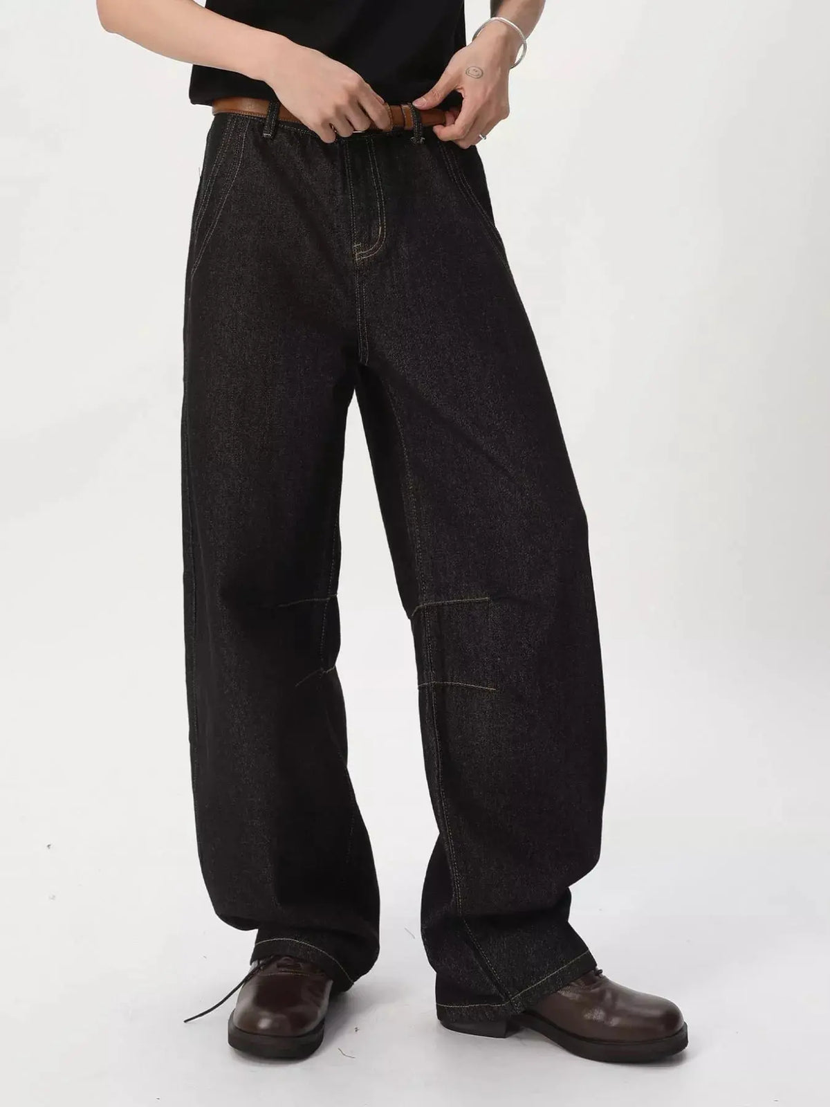Men's Wide-Leg Jeans  COOLANDBAG