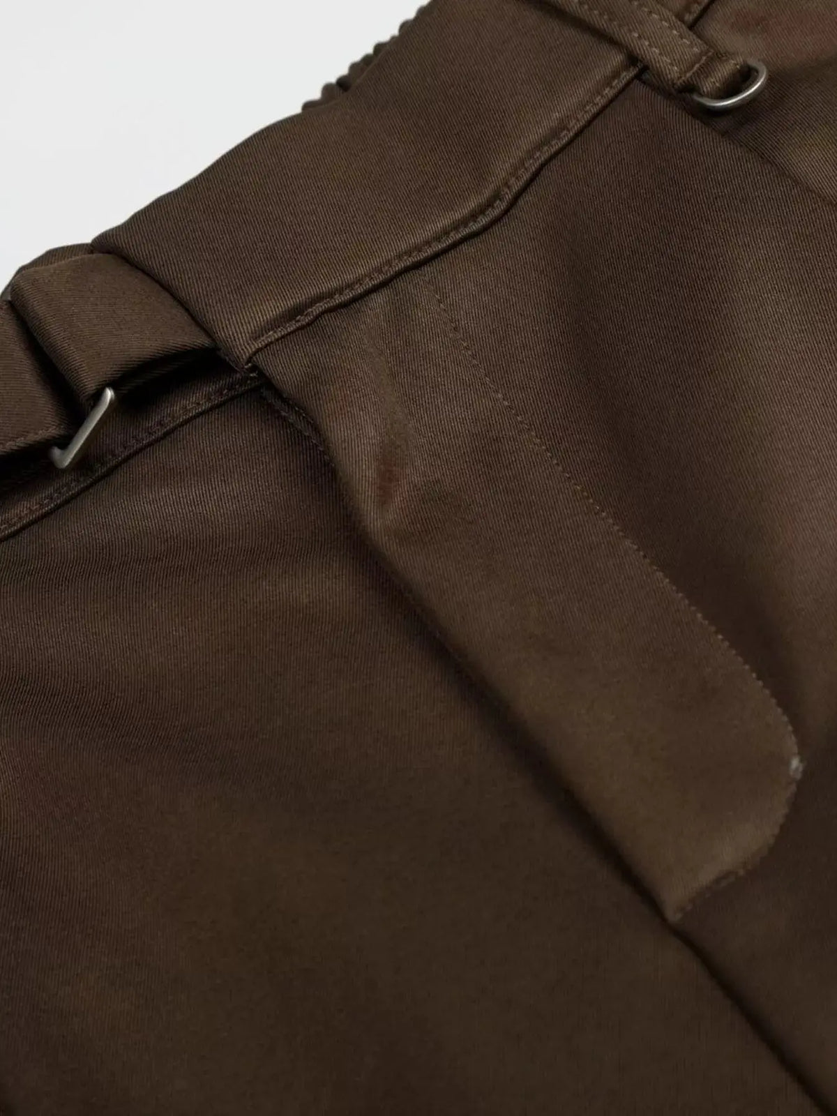 Men's Wide Leg Pleated Capris  COOLANDBAG