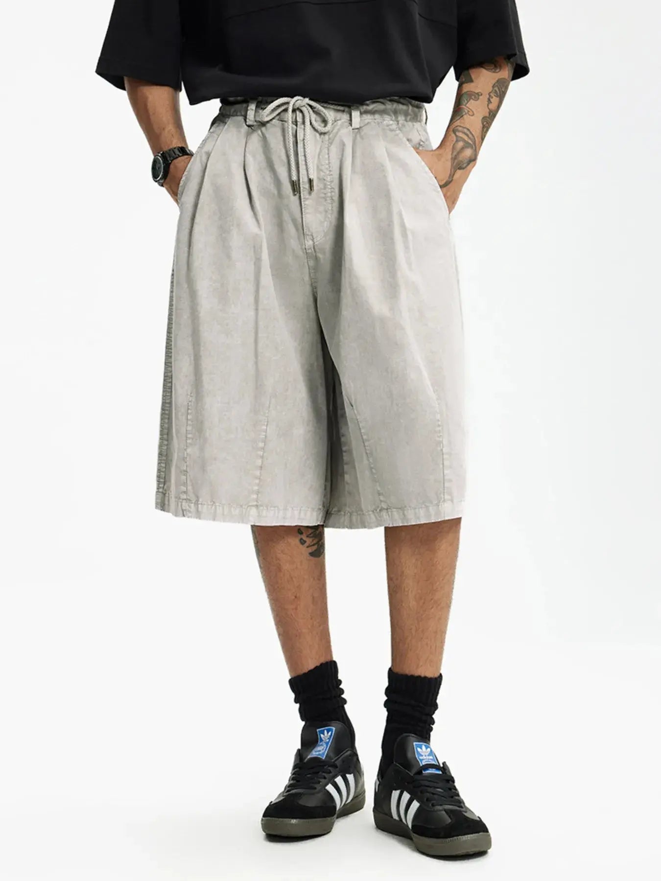 Men's Wide-Leg Shorts  COOLANDBAG