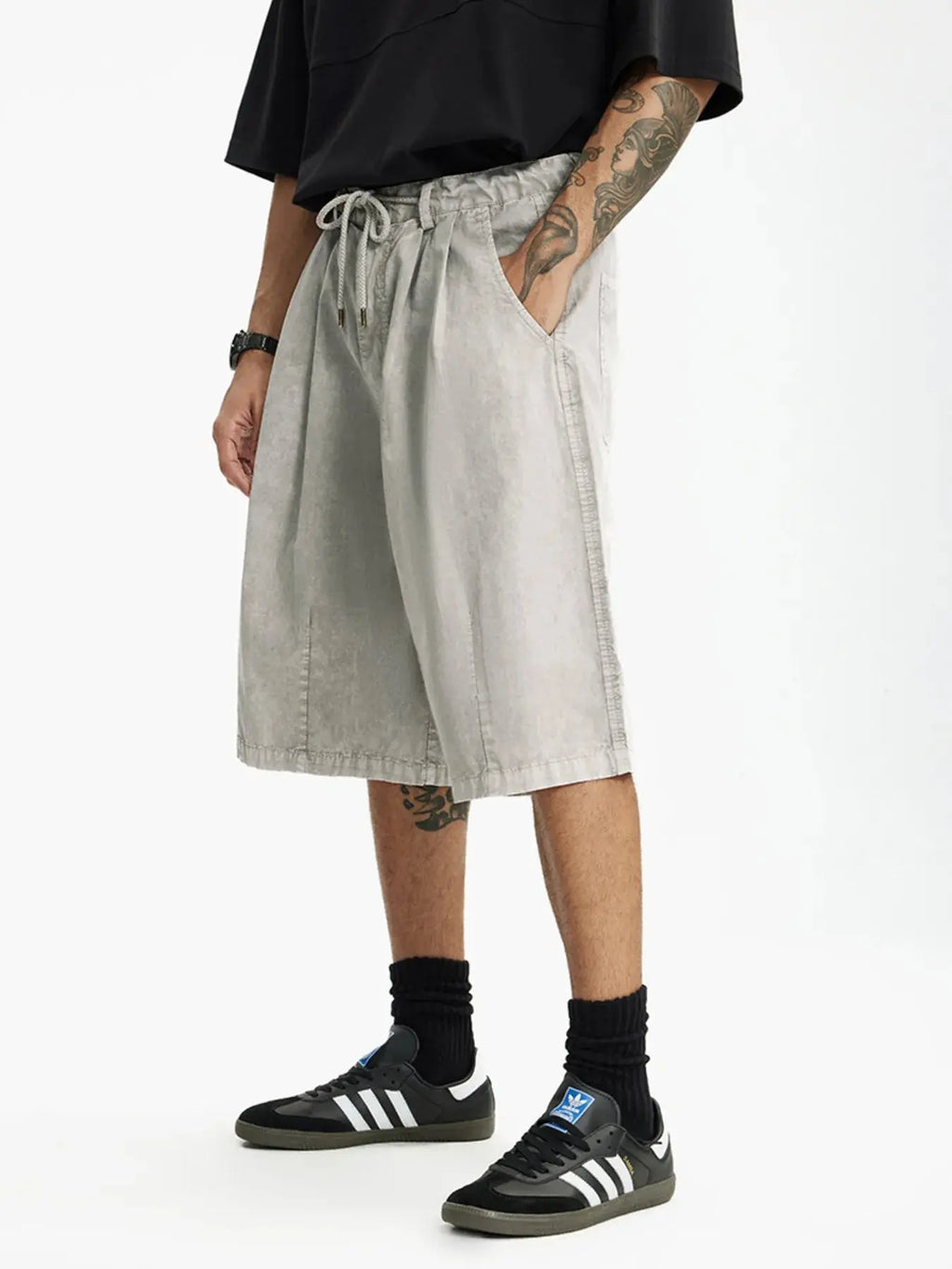 Men's Wide-Leg Shorts  COOLANDBAG