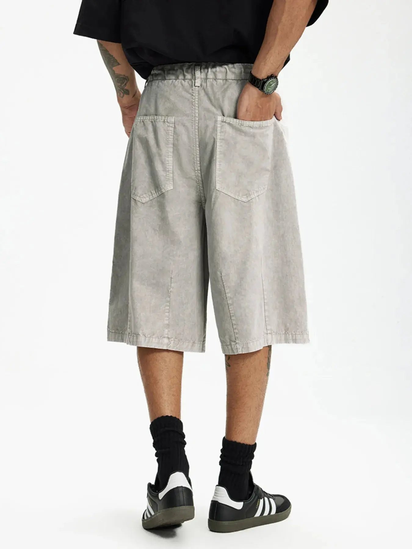 Men's Wide-Leg Shorts  COOLANDBAG