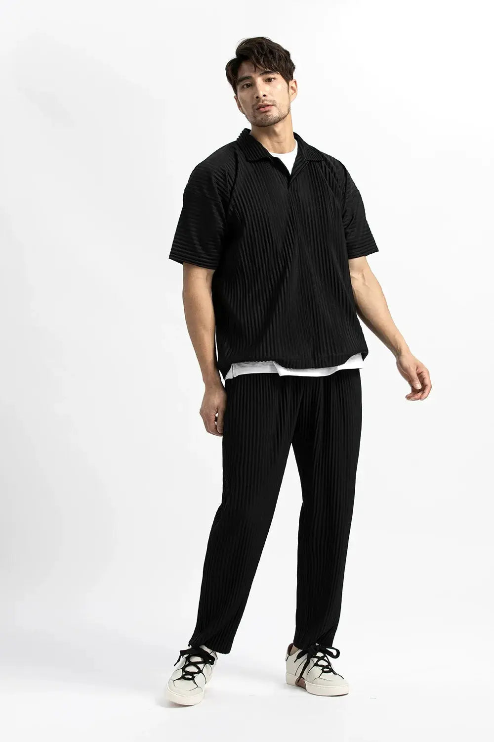 Miyake pantalons plissés pour hommes pantalons décontractés hommes japonais Streetwear hommes mode Style japonais pantalon Baggy pantalon sauvage  COOLANDBAG
