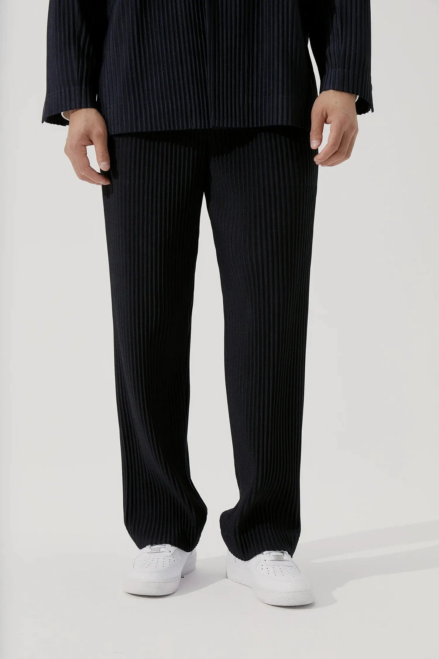 Miyake pantalons plissés pour hommes pantalons décontractés hommes japonais Streetwear hommes mode Style japonais pantalon Baggy pantalon sauvage  COOLANDBAG