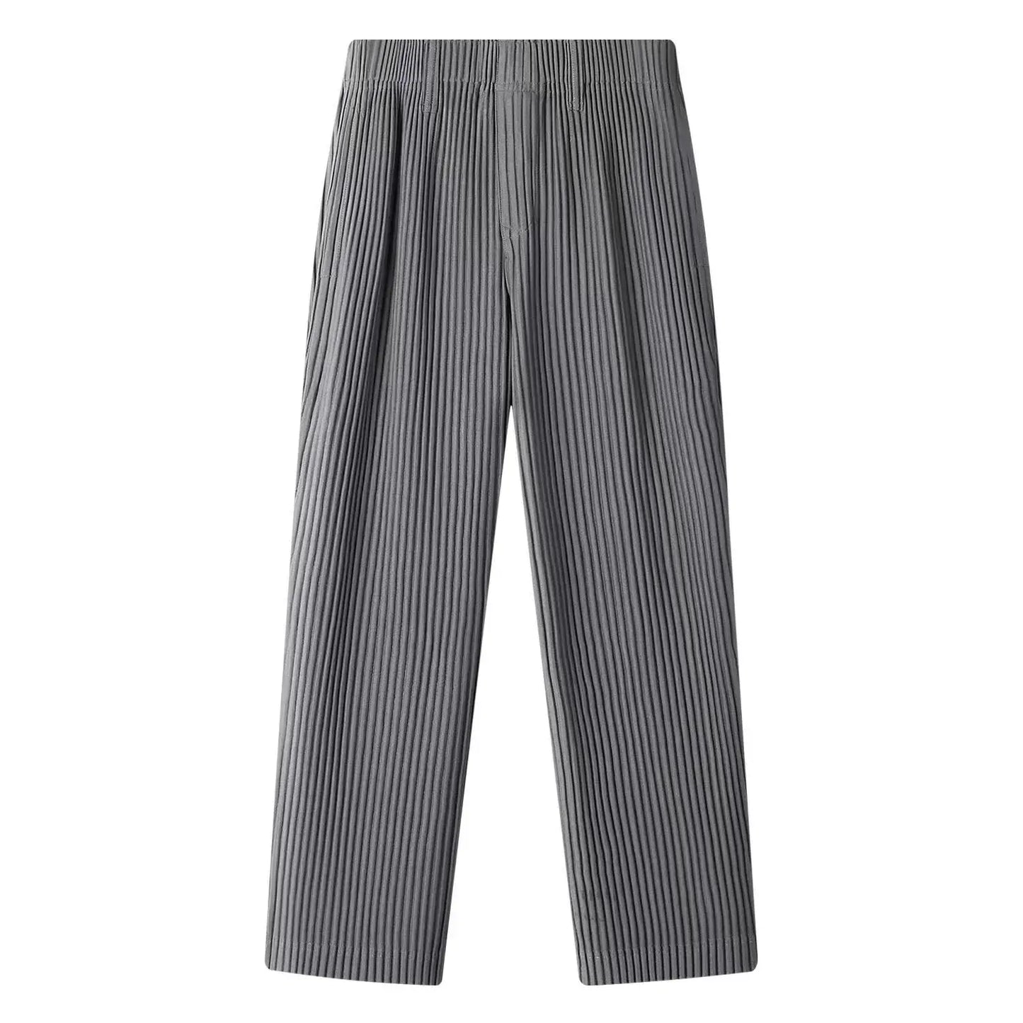 Miyake pantalons plissés pour hommes pantalons décontractés hommes japonais Streetwear hommes mode Style japonais pantalon Baggy pantalon sauvage  COOLANDBAG