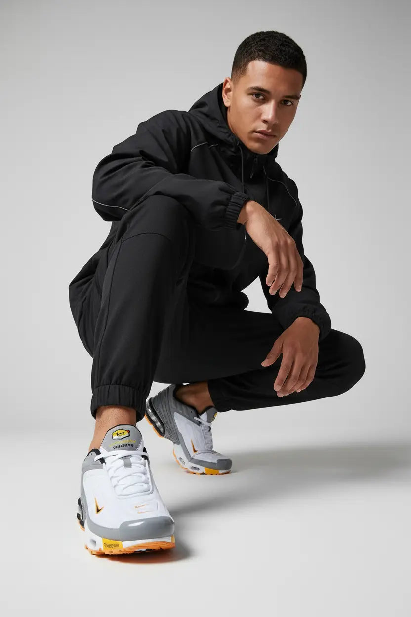 Mannequin homme accroupi - Gris