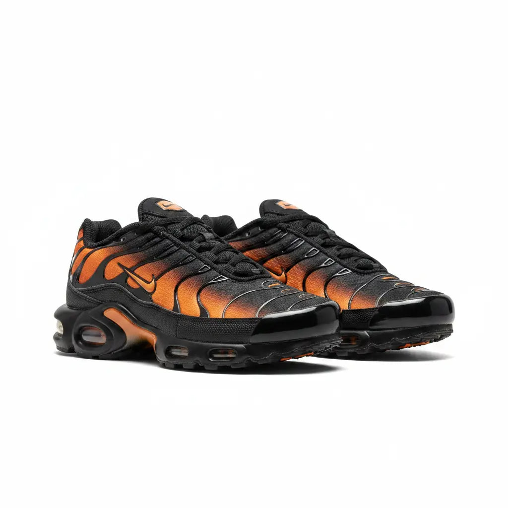 Nike TN Enfant Noir Orange