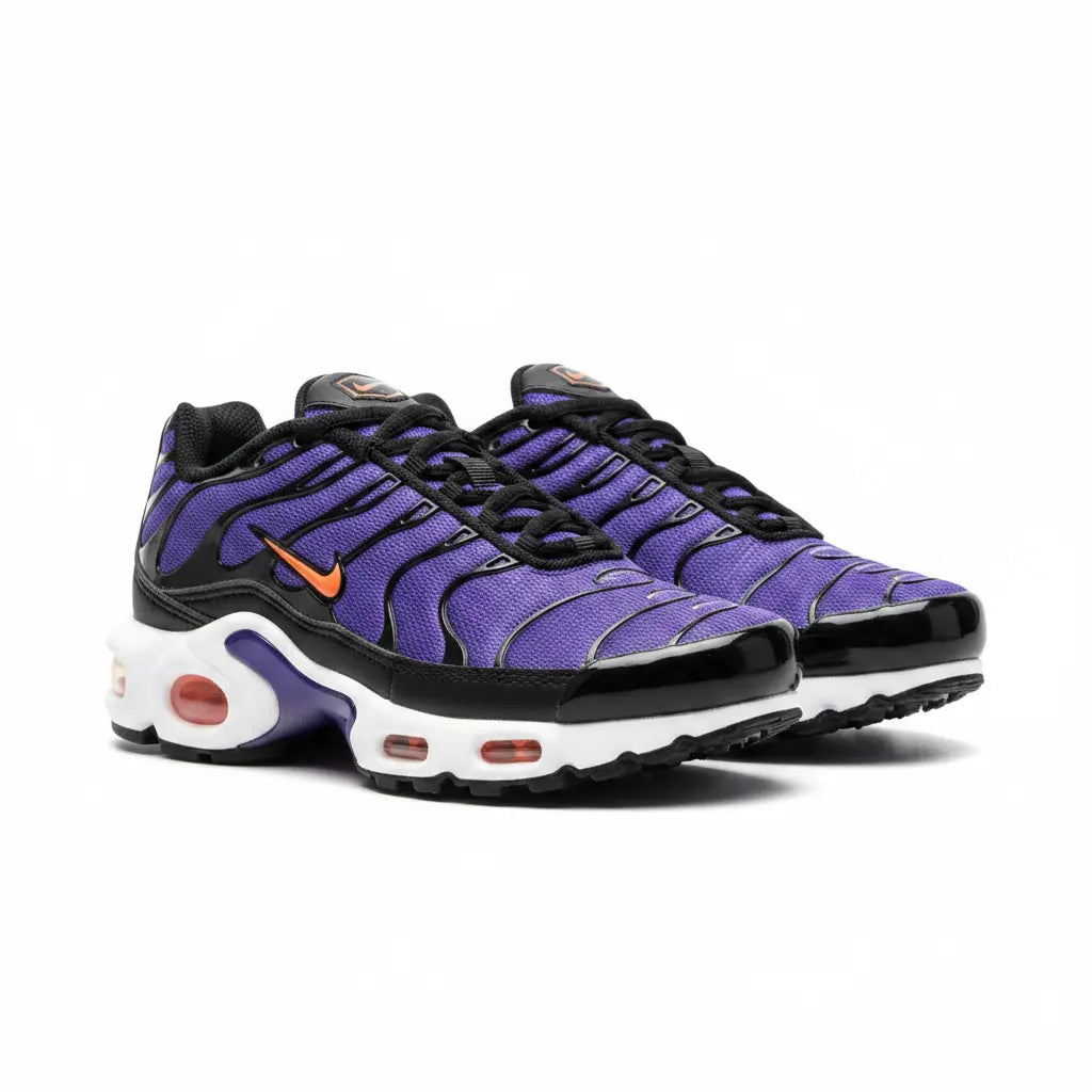 Nike TN Enfant Noir Violet Orange