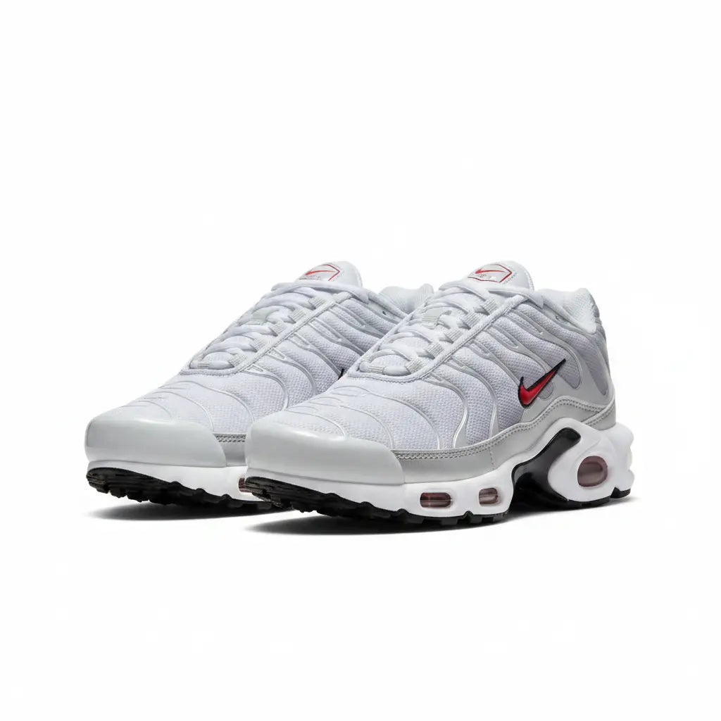 Nike TN Enfant Blanc Gris Rouge