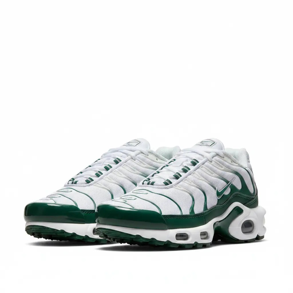 Nike TN Enfant Blanc Vert Forêt