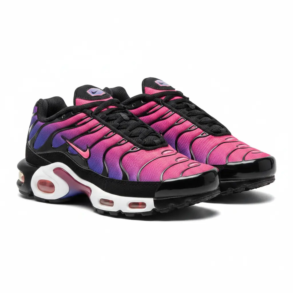 Nike TN Enfant Noir Violet Rose