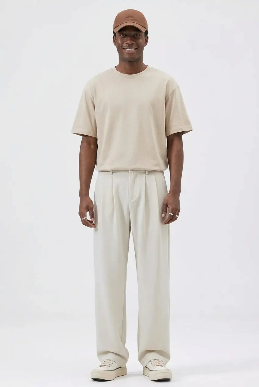 Pantalon Casual Loose Fit Plissé  COOLANDBAG