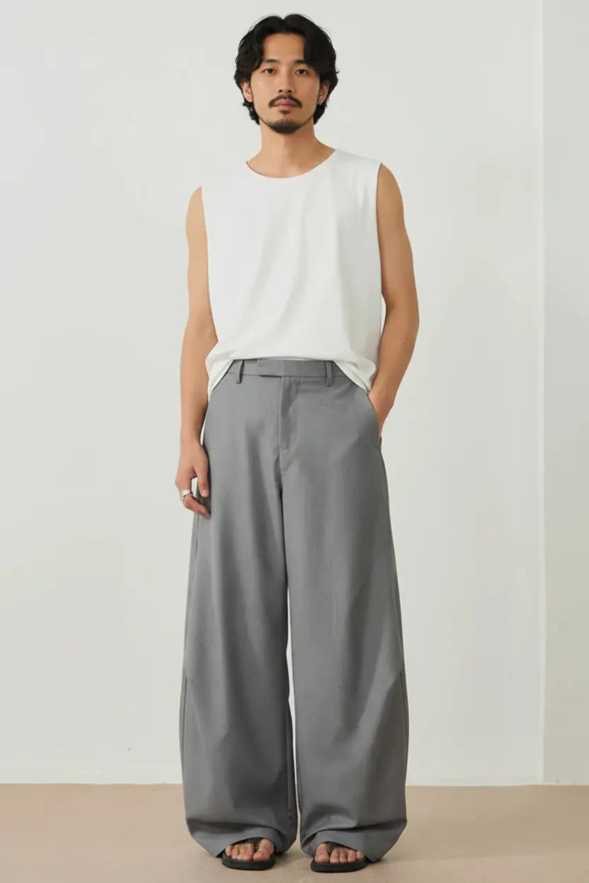 Pantalon Casual Wide Leg  COOLANDBAG