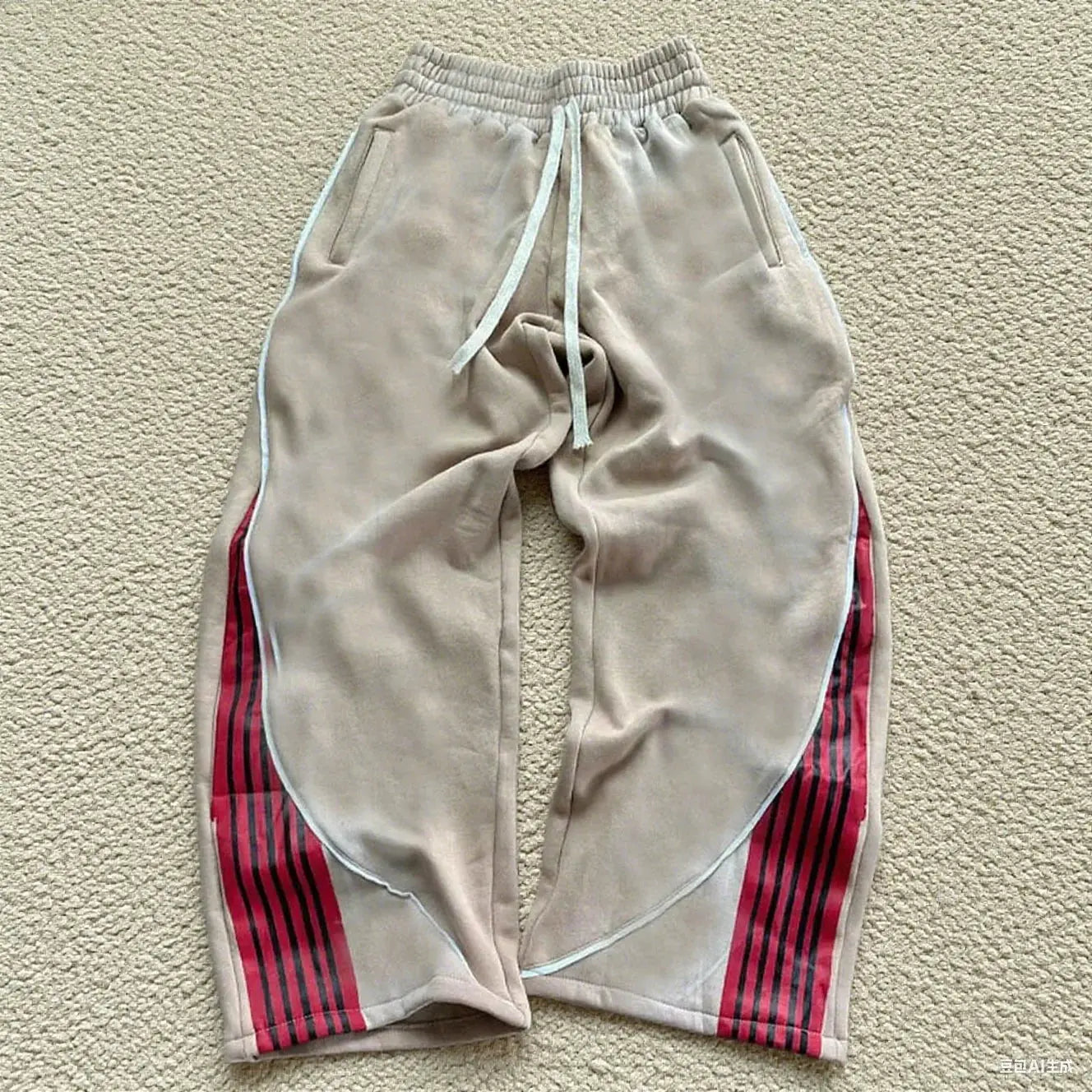 Pantalon de survêtement tendance Hip-hop européen et américain, unisexe, jambe droite, jambes larges, décontracté, polyvalent, sport  COOLANDBAG