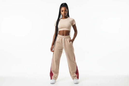 Pantalon de survêtement tendance Hip-hop européen et américain, unisexe, jambe droite, jambes larges, décontracté, polyvalent, sport  COOLANDBAG