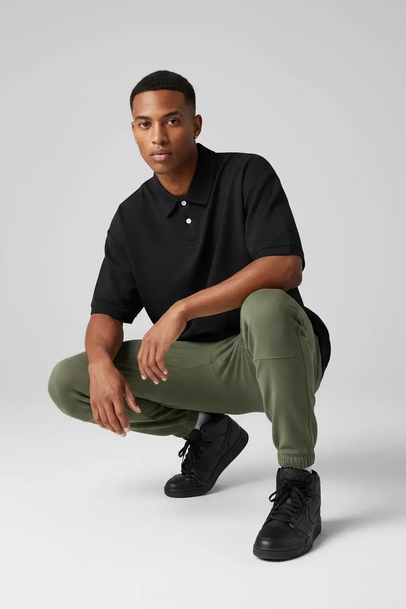 Polo Col Boutonné Manches Mi-Longues  COOLANDBAG