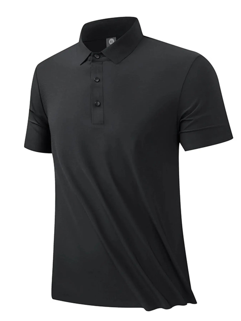 Polo Manches Courtes Détail Boutonné Grande Taille Homme  COOLANDBAG
