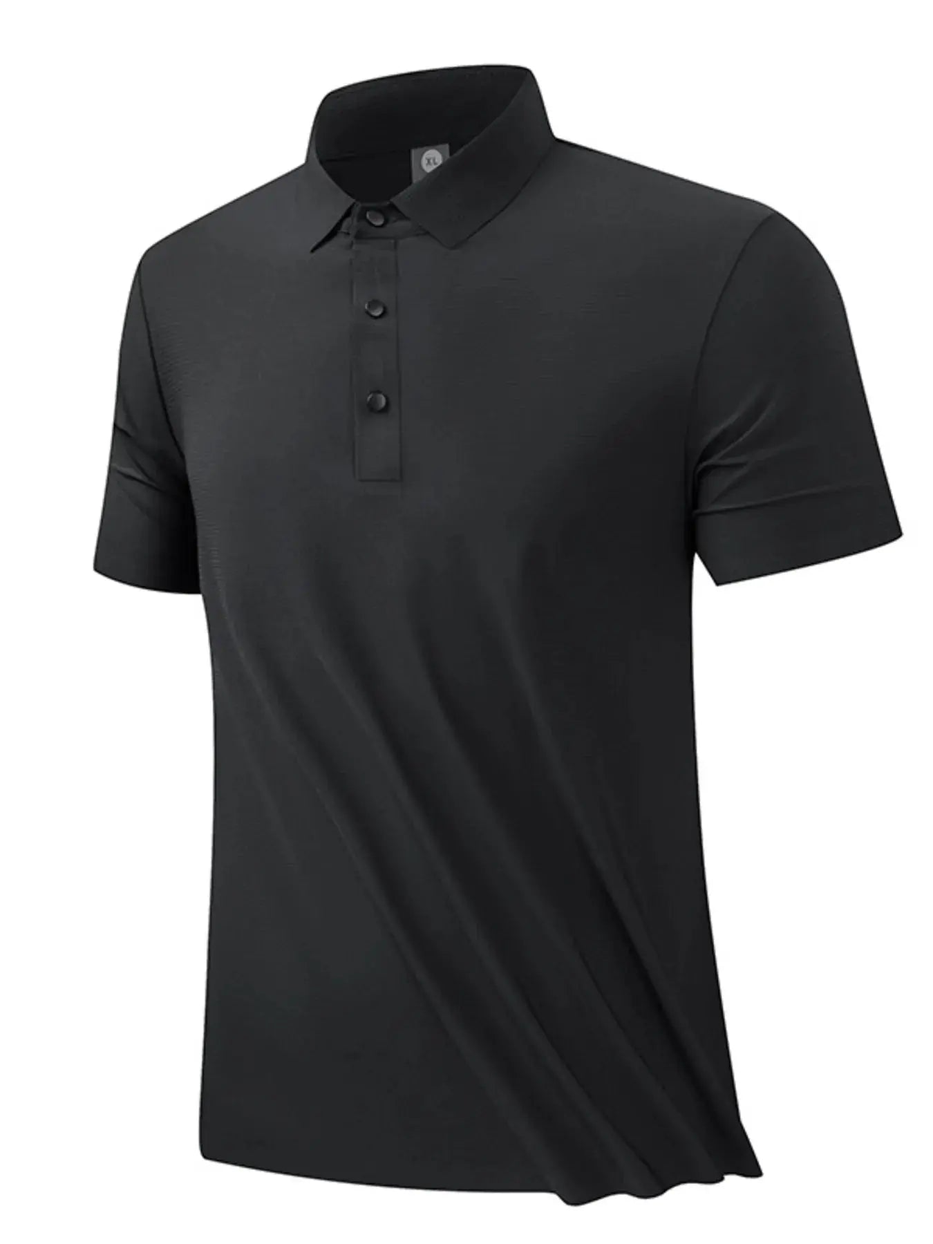 Polo Manches Courtes Détail Boutonné Grande Taille Homme  COOLANDBAG