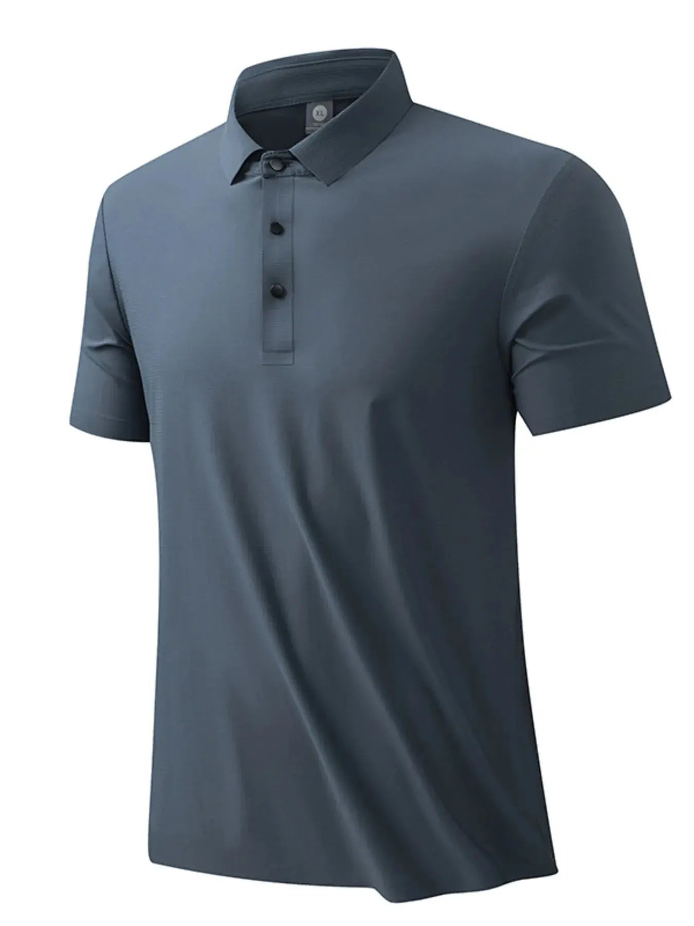 Polo Manches Courtes Détail Boutonné Grande Taille Homme  COOLANDBAG
