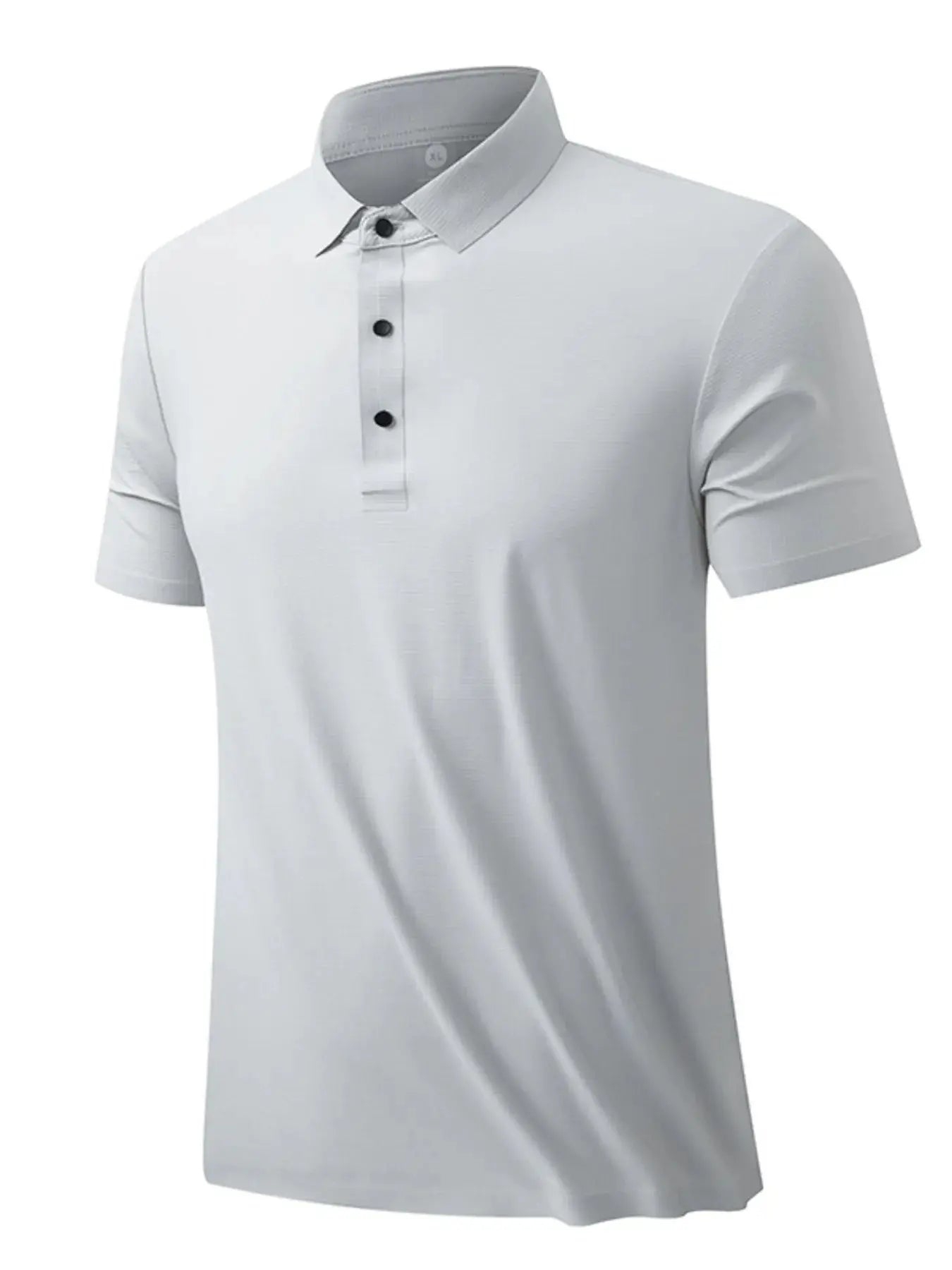 Polo Manches Courtes Détail Boutonné Grande Taille Homme  COOLANDBAG