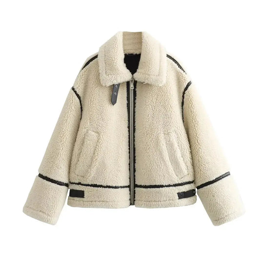 Manteau Fausse Fourrure Femme