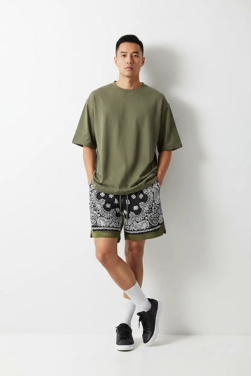Short Imprimé Cordon Poches  COOLANDBAG