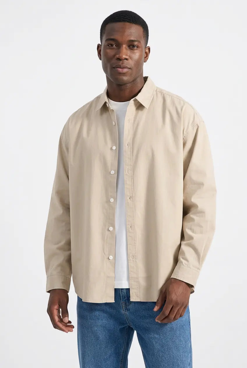 Surchemise Oversize Manches Longues Grande Taille Homme  COOLANDBAG