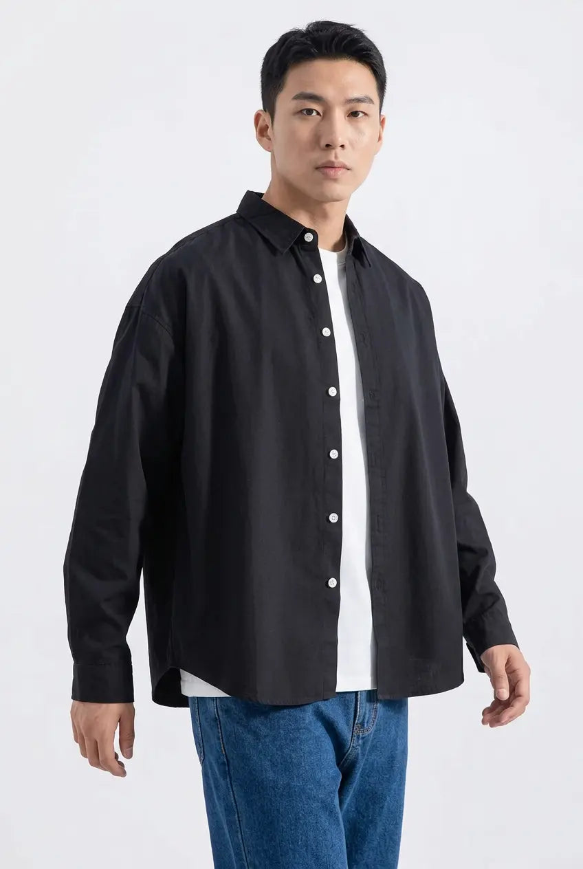 Surchemise Oversize Manches Longues Grande Taille Homme  COOLANDBAG