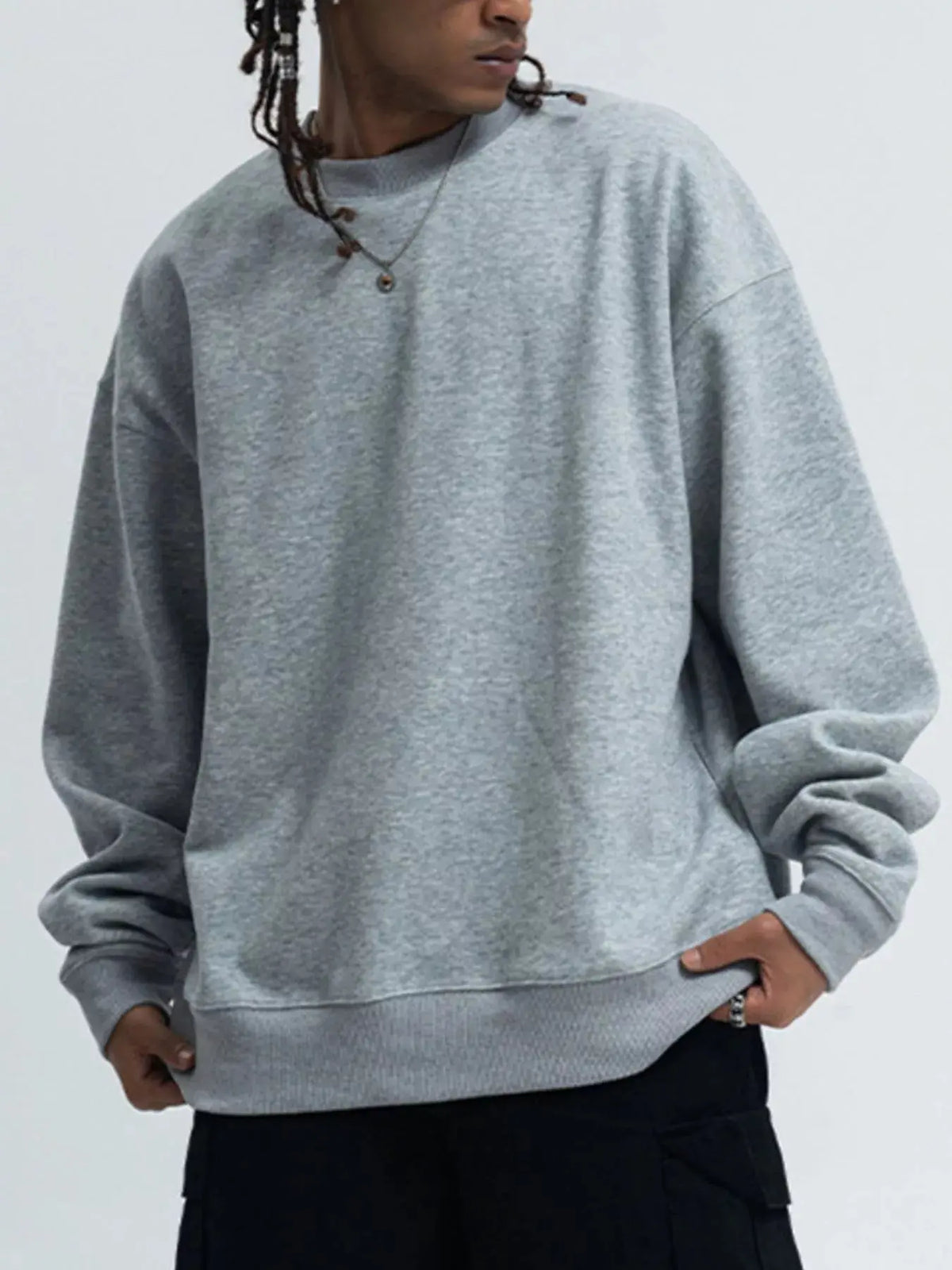 Sweat Col Rond Manches Longues Homme  COOLANDBAG