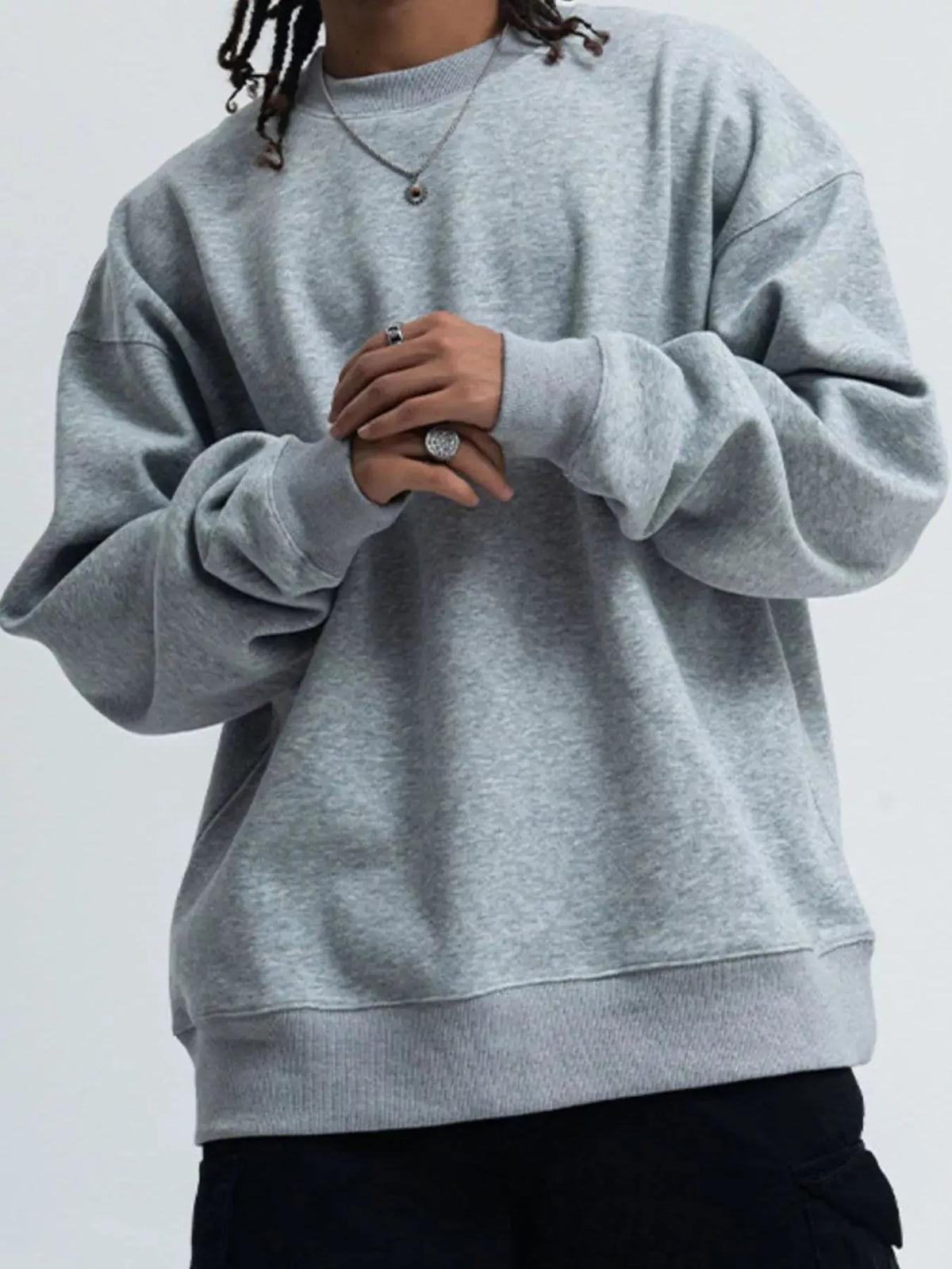 Sweat Col Rond Manches Longues Homme  COOLANDBAG
