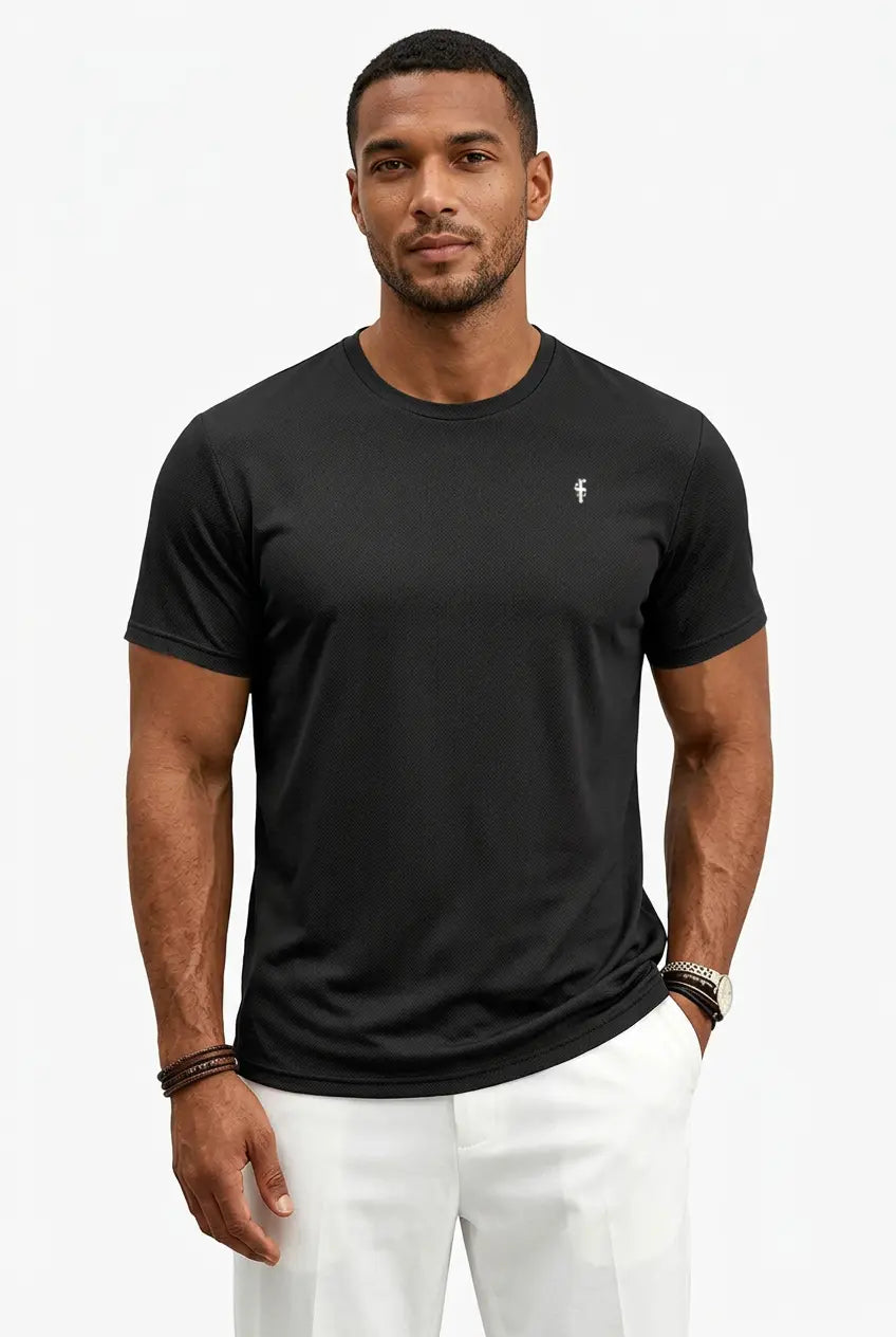 T-Shirt Col Rond Classique Grande Taille Homme