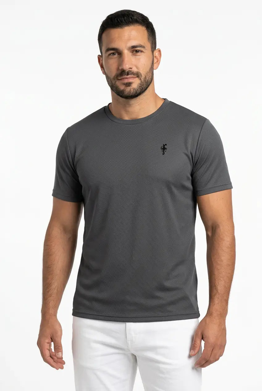 T-Shirt Col Rond Classique Grande Taille Homme  COOLANDBAG