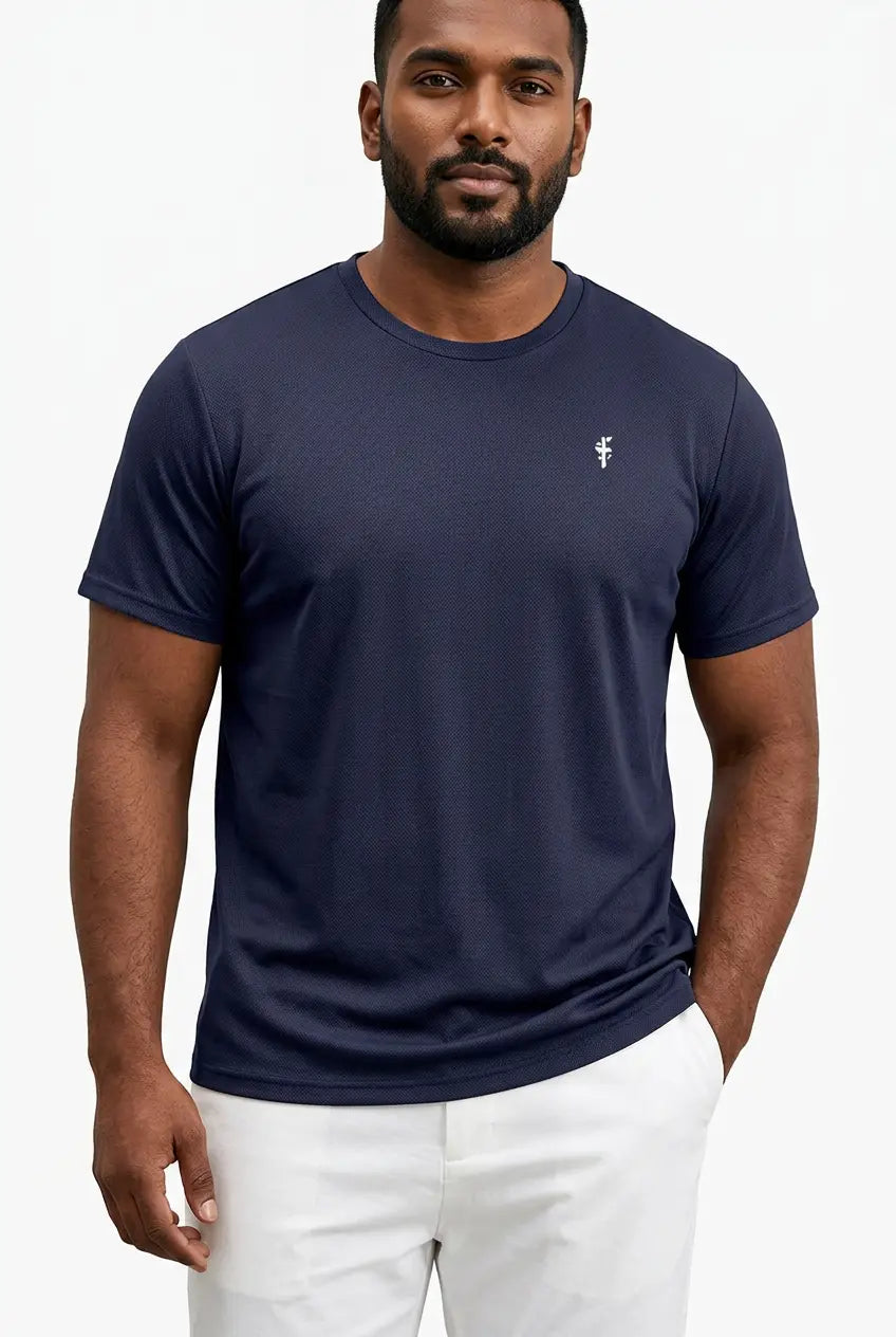 T-Shirt Col Rond Classique Grande Taille Homme  COOLANDBAG