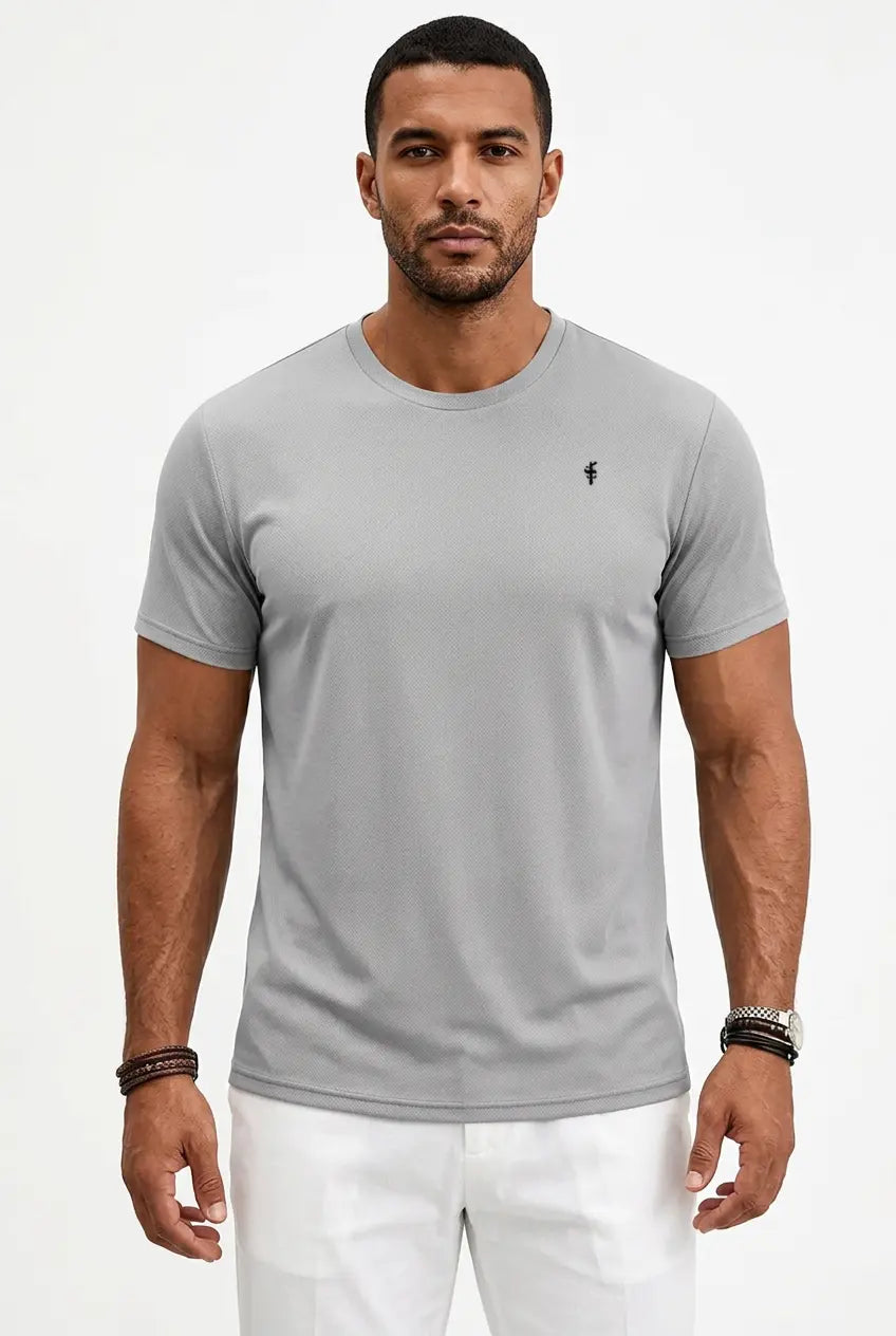 T-Shirt Col Rond Classique Grande Taille Homme  COOLANDBAG