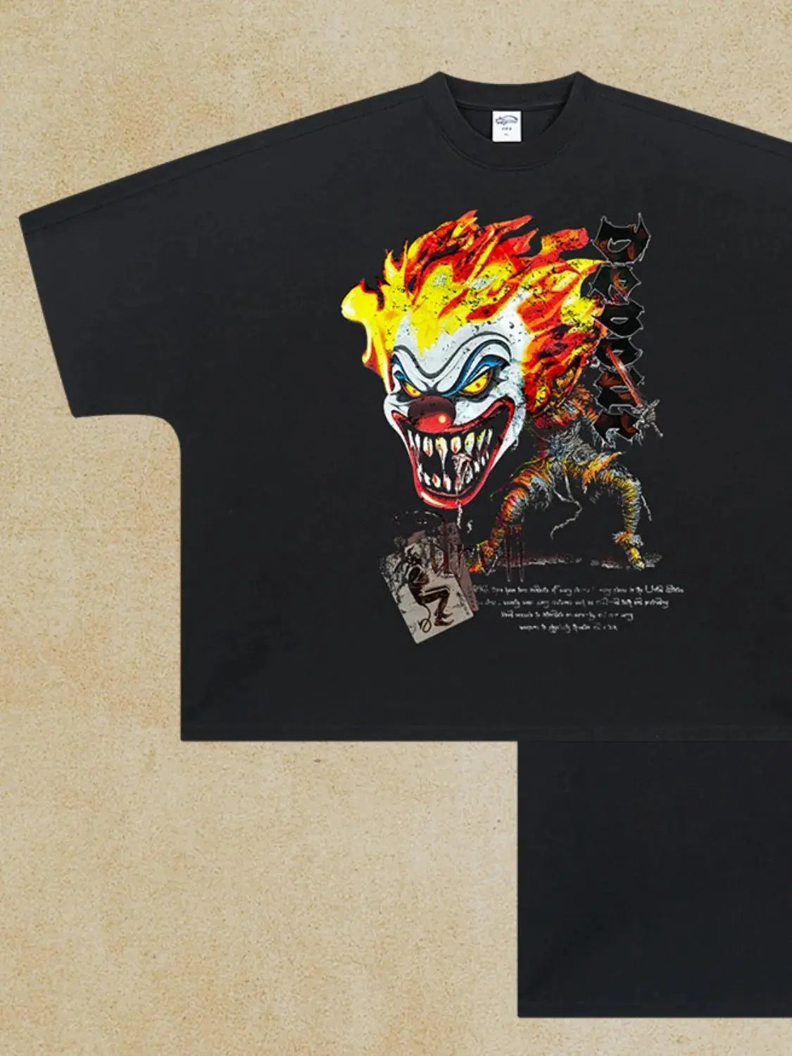 T-Shirt Graphique Col Rond Manches Mi-Longues Homme  COOLANDBAG