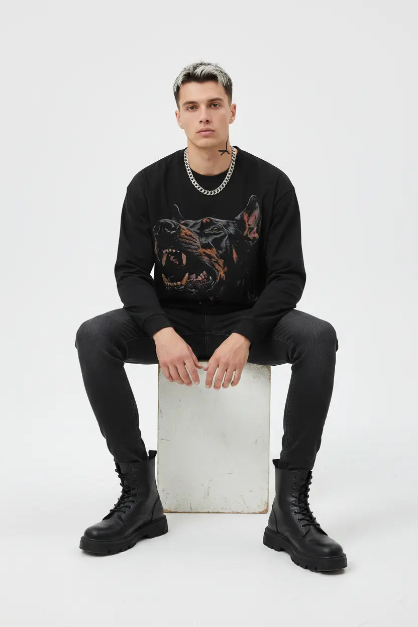 T-Shirt Graphique Manches Longues  COOLANDBAG