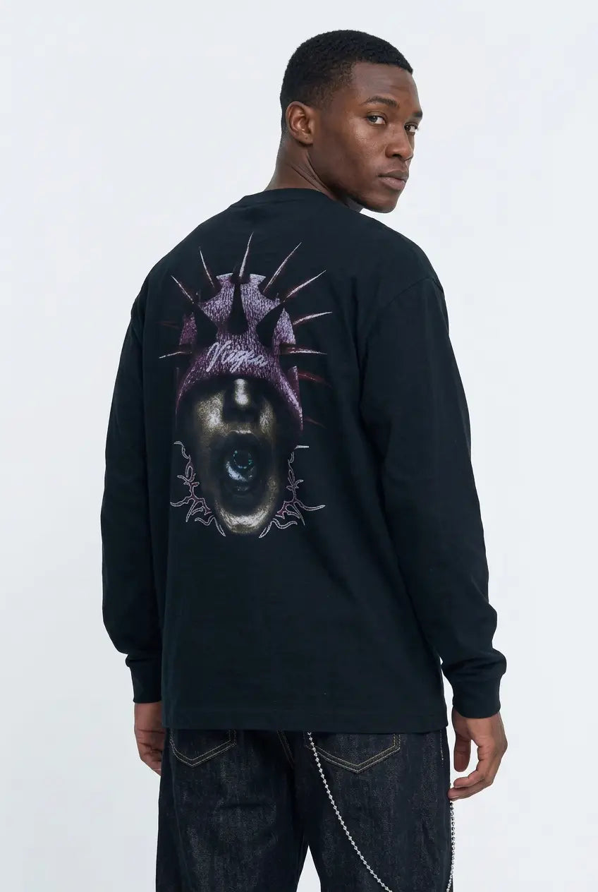 T-Shirt Imprimé Manches Longues