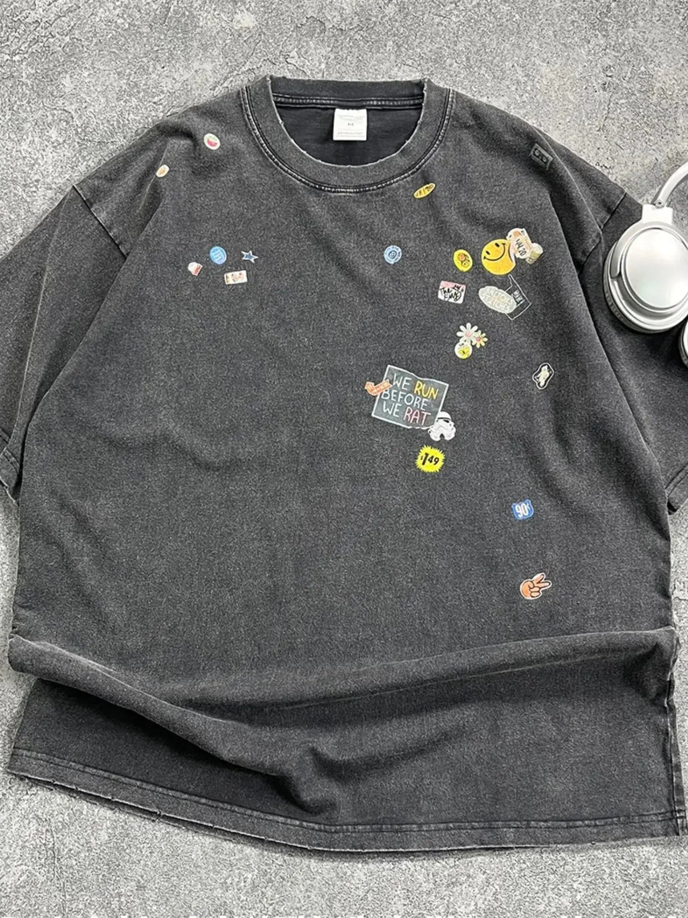 T-Shirt Oversize Col Rond Homme  COOLANDBAG