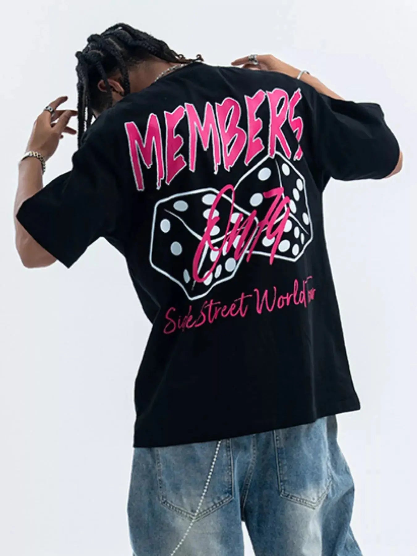 T-Shirt Oversize Graphique Manches Courtes Homme  COOLANDBAG