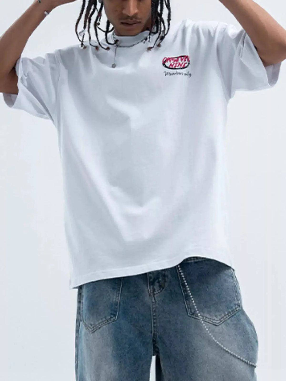 T-Shirt Oversize Graphique Manches Courtes Homme  COOLANDBAG