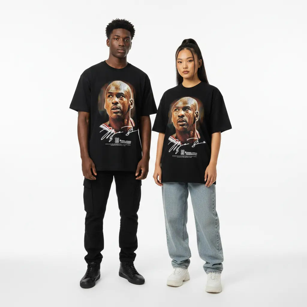 T-shirt Michael Jordan Noir - Homme et Femme