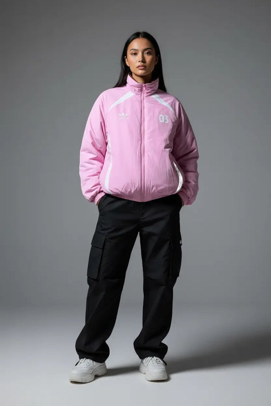 Veste Adidas Réversible Marron/Rose - Édition Vintage  COOLANDBAG