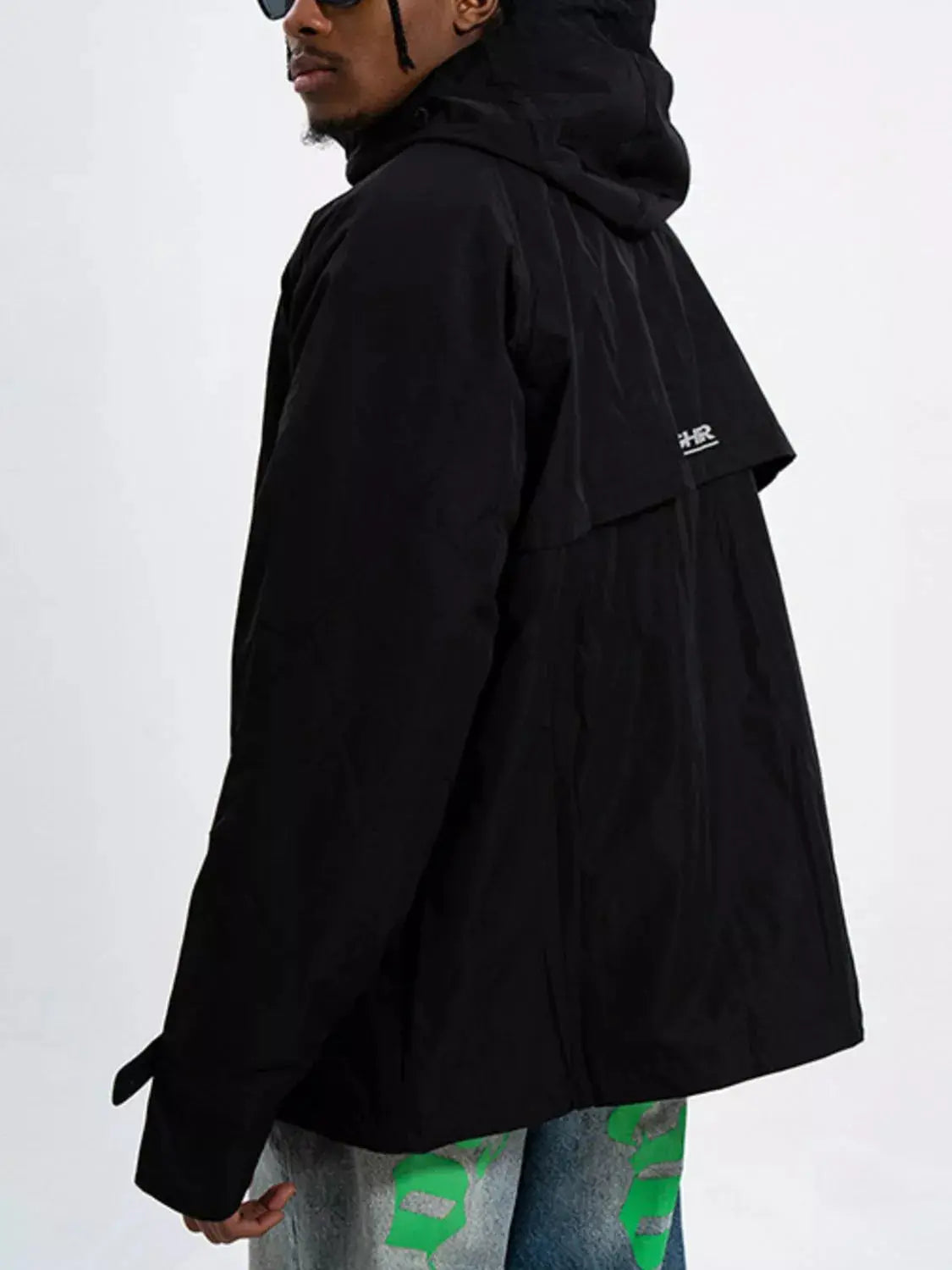 Veste Coupe-Vent à Capuche Manches Longues Homme  COOLANDBAG