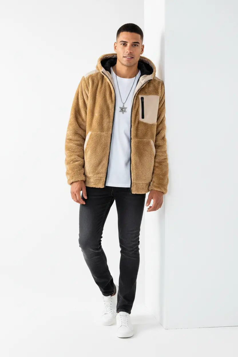 Veste Polaire Zippée à Capuche  COOLANDBAG