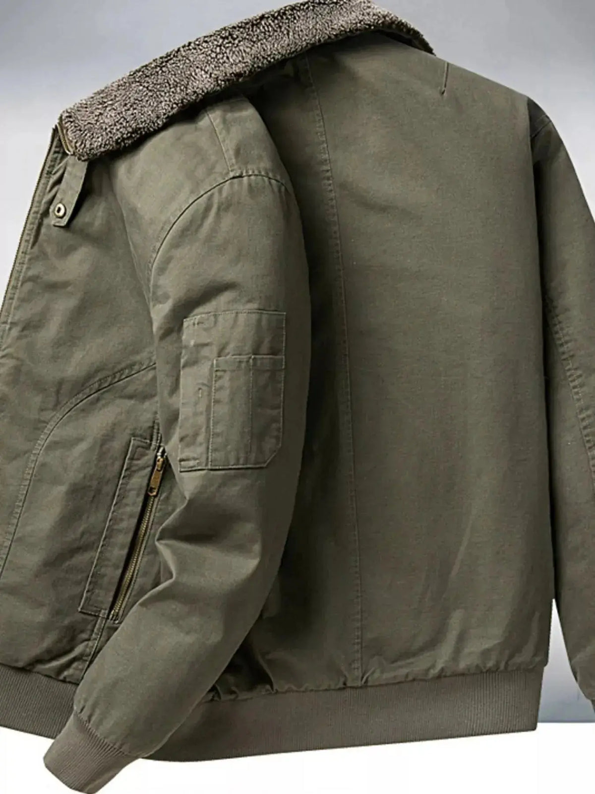 Veste Zippée Doublure Sherpa  COOLANDBAG